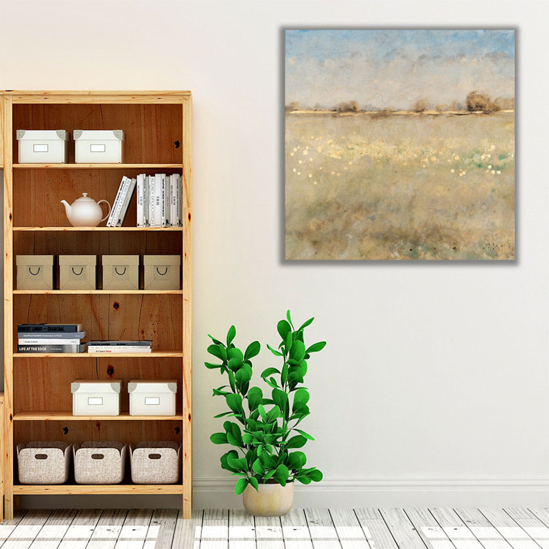 «Meadow Plane II», reproduction d'art sur toile, H 24 po x l 24 po