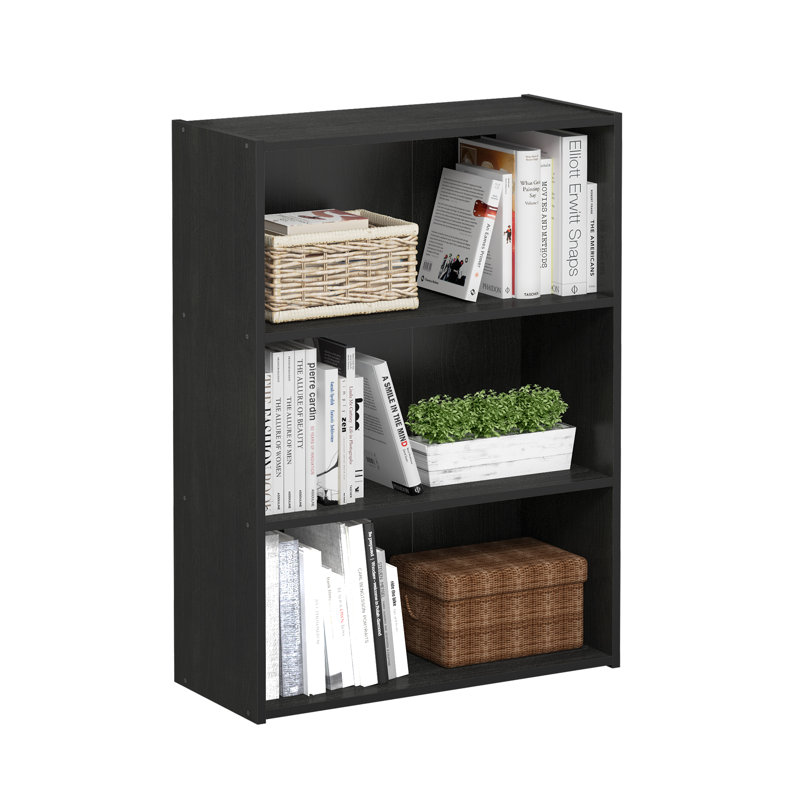 Bessan Bookcase, (3 Shelves) 32" H x 23" W x 10" D, Americano