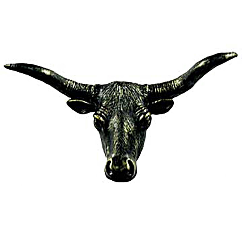 Poignée fantaisie surdimensionnée Western Southwestern, Bronze noir