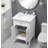 Inverleigh 24'' Single Bathroom Vanity with Marble Top-2016918905-2016918903-2016918904