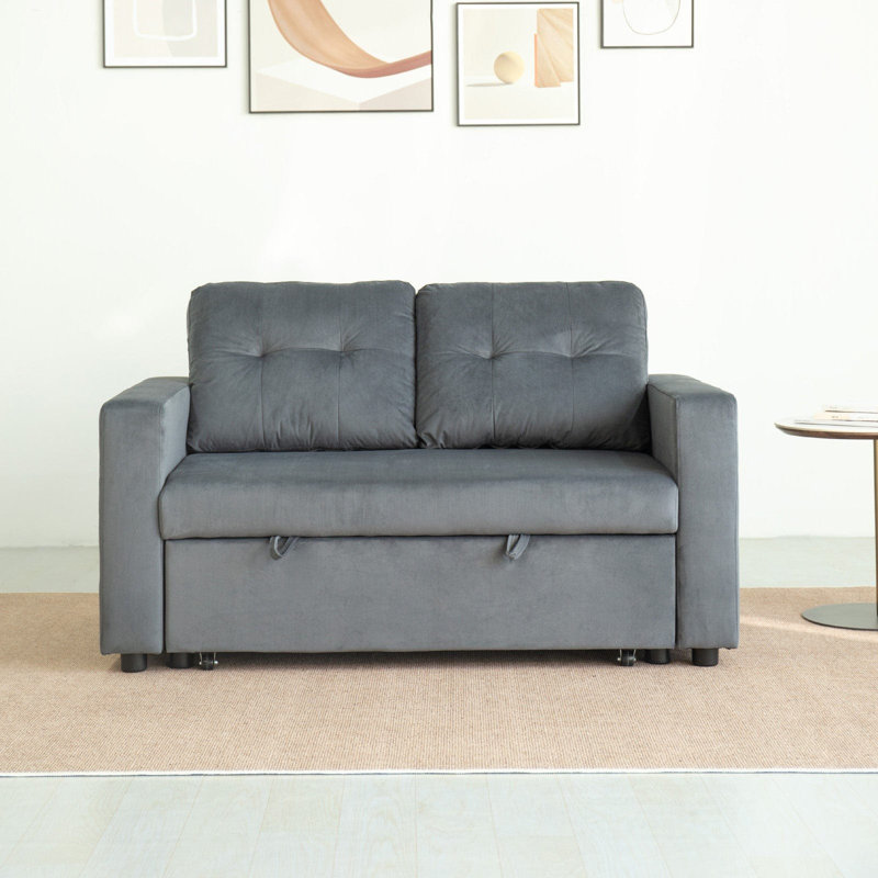 2 Seater Sofa Bed, Grey