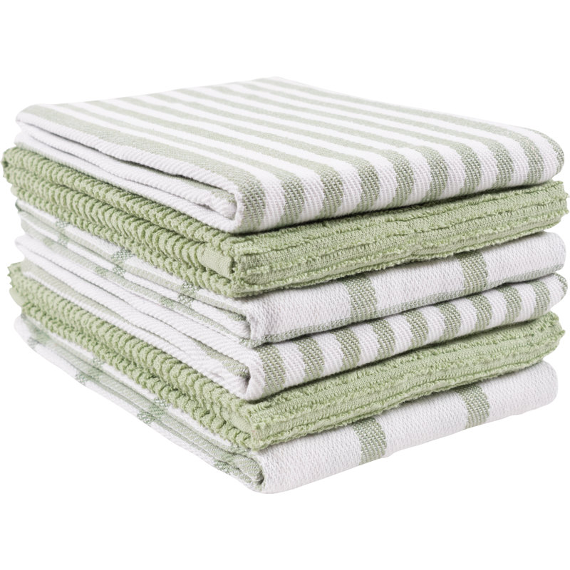 Ensemble de draps plats et ondulés, Sauge