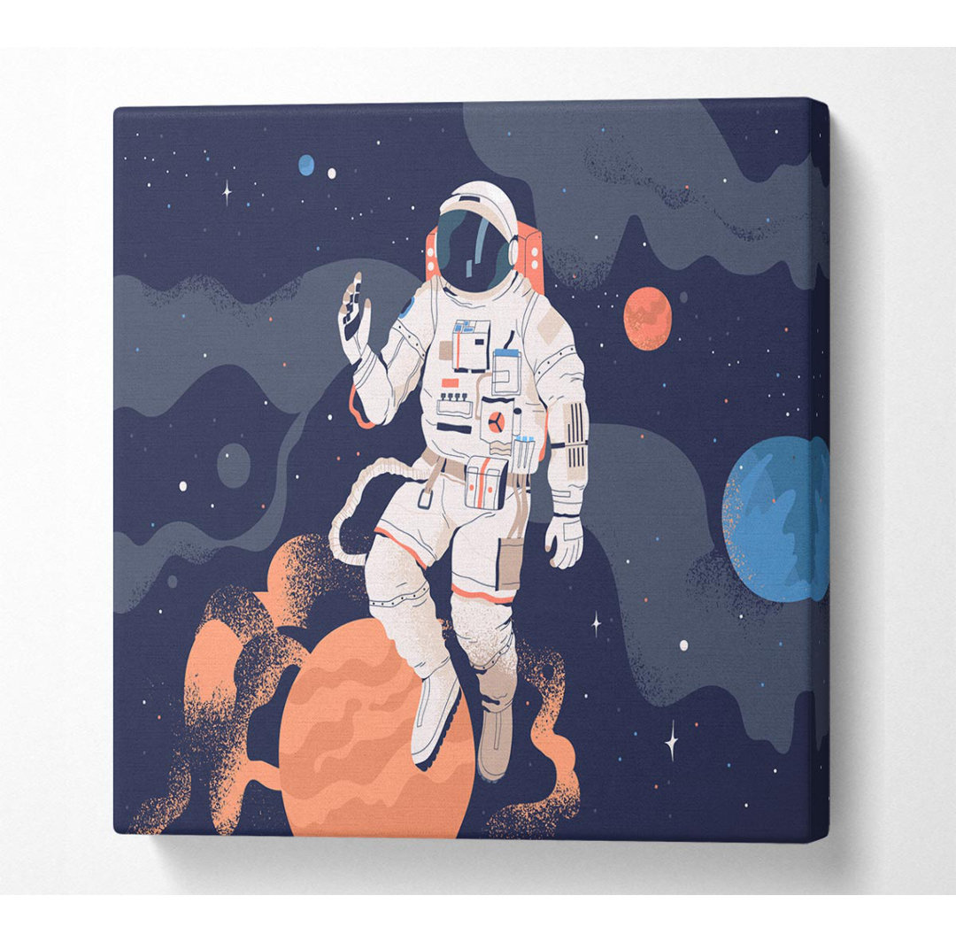 Ostby Space Man Of The Universe - Kunstdrucke auf Leinwand