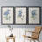 " Farmhouse Periwinkle I " 3 - Pieces-69983407-69983410
