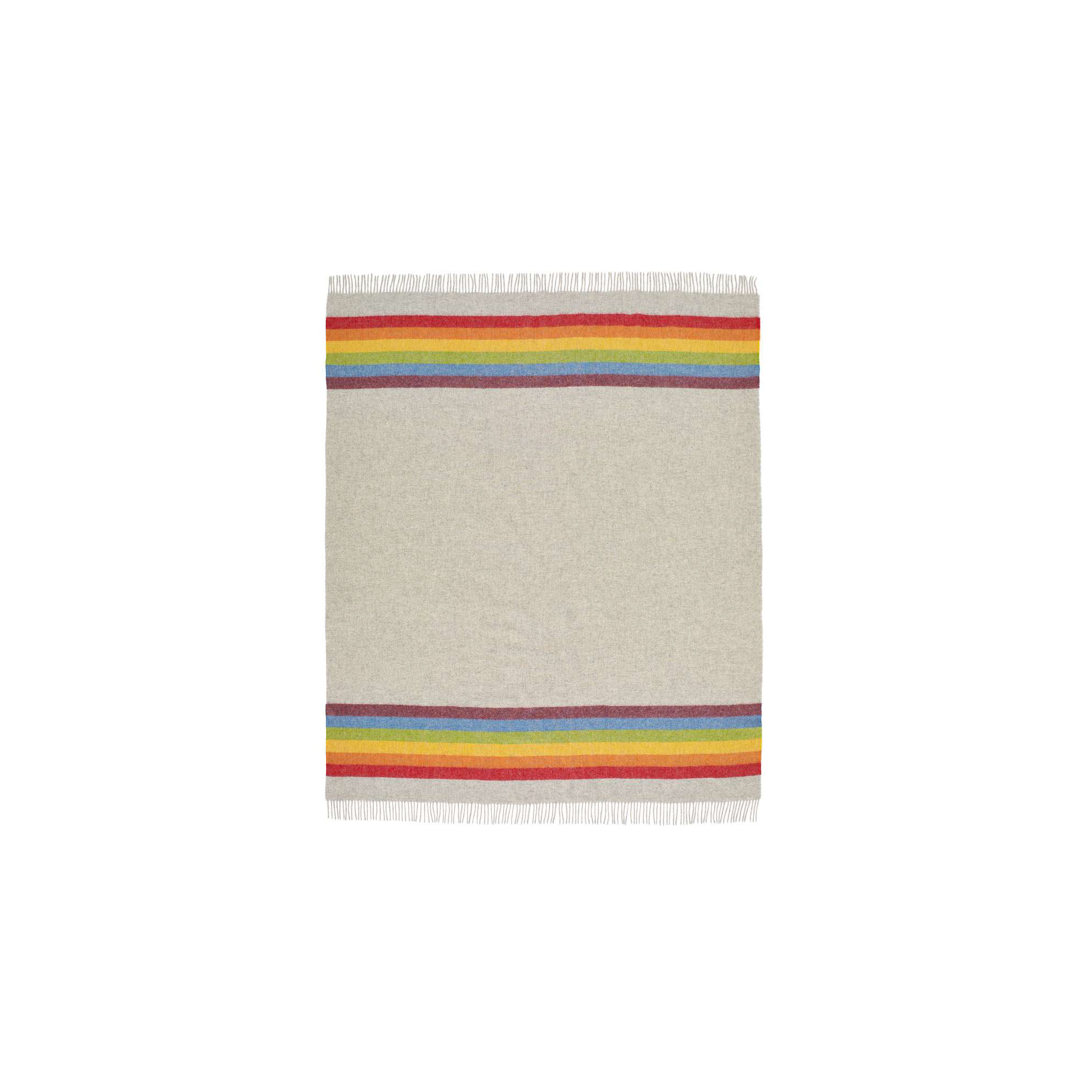 Shetland Wool Throw/Blankets Hand Woven Blanket, Green/Gray/Red/Yellow/Orange/Purple Geometric