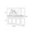 Aquarium rectangulaire 166 gallons blanc