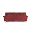 Canapé modulaire réversible en velours rouge paprika