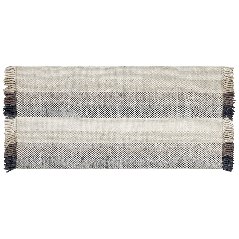 Eldred Striped Hand Woven Area Rug, Rectangle 80 x 150cm