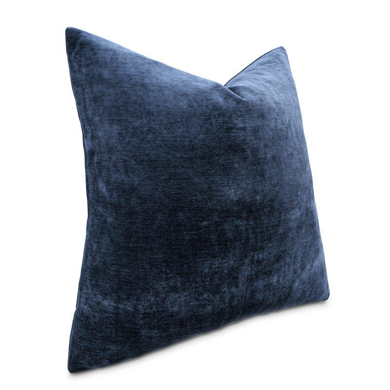 The Smith Feather Reversible Throw Pillow, Midnight