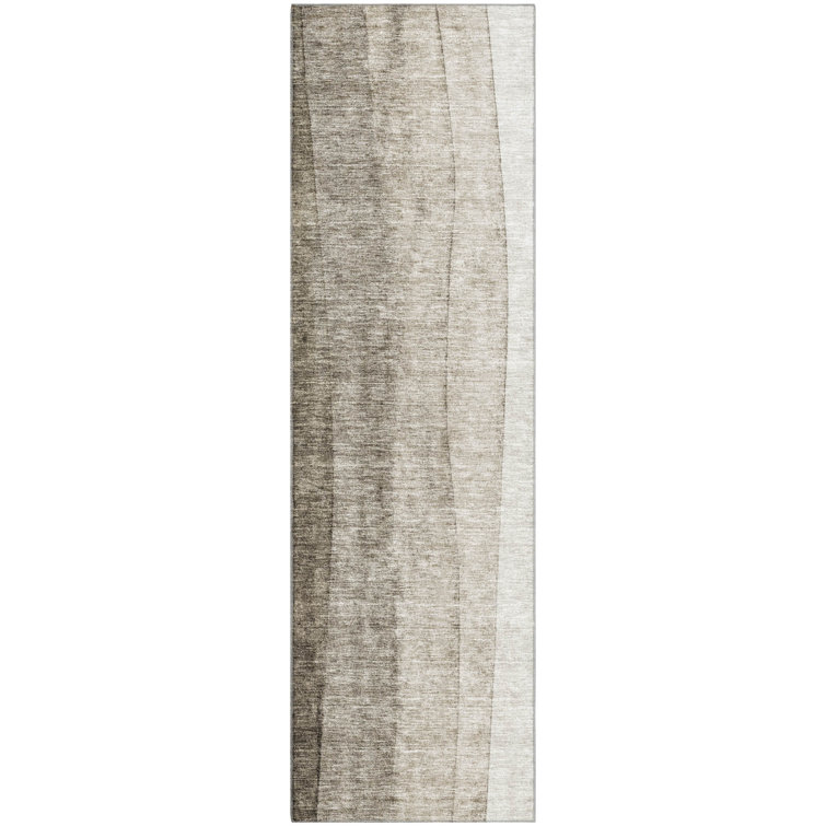 Premium Machine Washable Prisco Taupe Rug