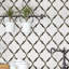 Vintage Scroll Lantern 11 in. x 15 in. Glossy Ceramic Mosaic Wall Tile