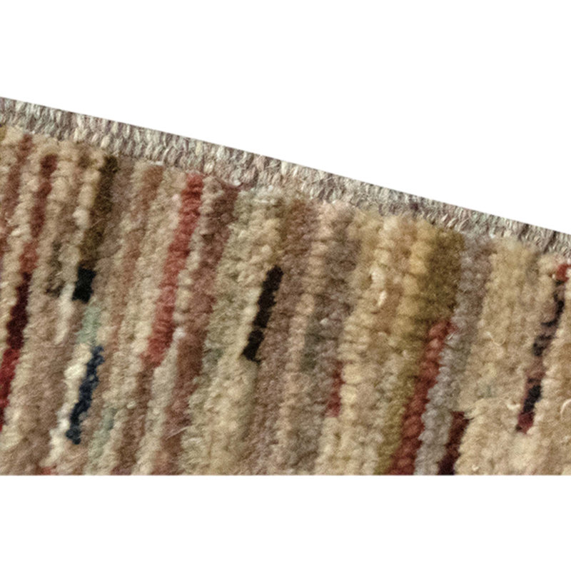 Hand Knotted Wool Area Rug in Multi