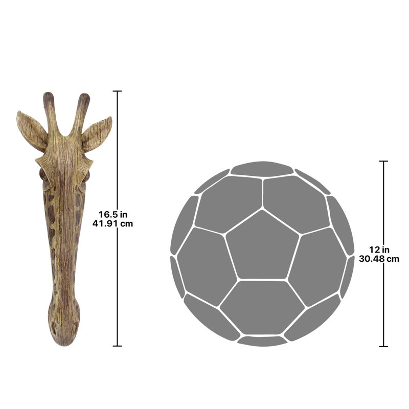 Animal Mask Handmade Animals Wall Decor on Polyresin