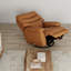 Fauteuil inclinable et pivotant avec repose-pieds manuel Global Home-1137043326
