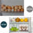 Egg Holder For Fridge,Automatically Rolling Egg Storage Container For Refrigerator,Egg Organizer For Fridge With Lid,Clear Plastic Dispenser