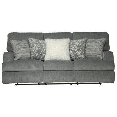 Cytheria Power Reclining Sofa with 5 Included Accent Pillows