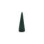 Cône vert - ensemble de 6 - 2,4 po x 2,4 po x 7,5 po - vert