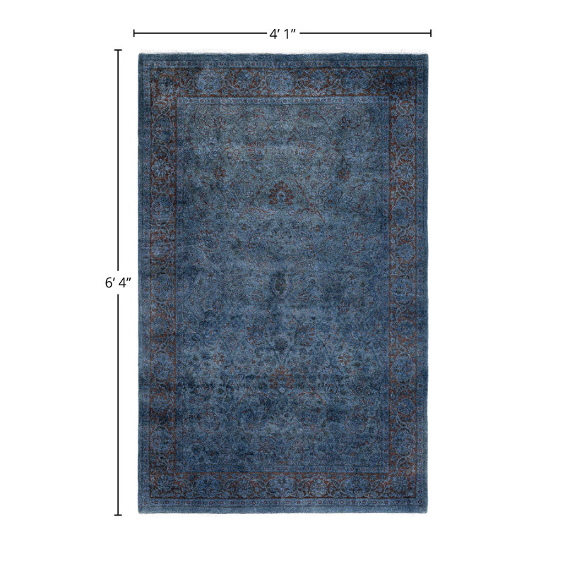 Lumen One-of-a-Kind 4' 1" X 6' 4" Hand Knotted Area Rug