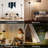 58" Modern Floor Lamps, Adjustable Three Color Temperature Floor Lamp With Touch Switch-1312758764
