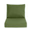 Ensemble de coussins de chaise club d'extérieur Noah - vert, coussins de siège et de dossier d'une épaisseur de 5 po-130189072