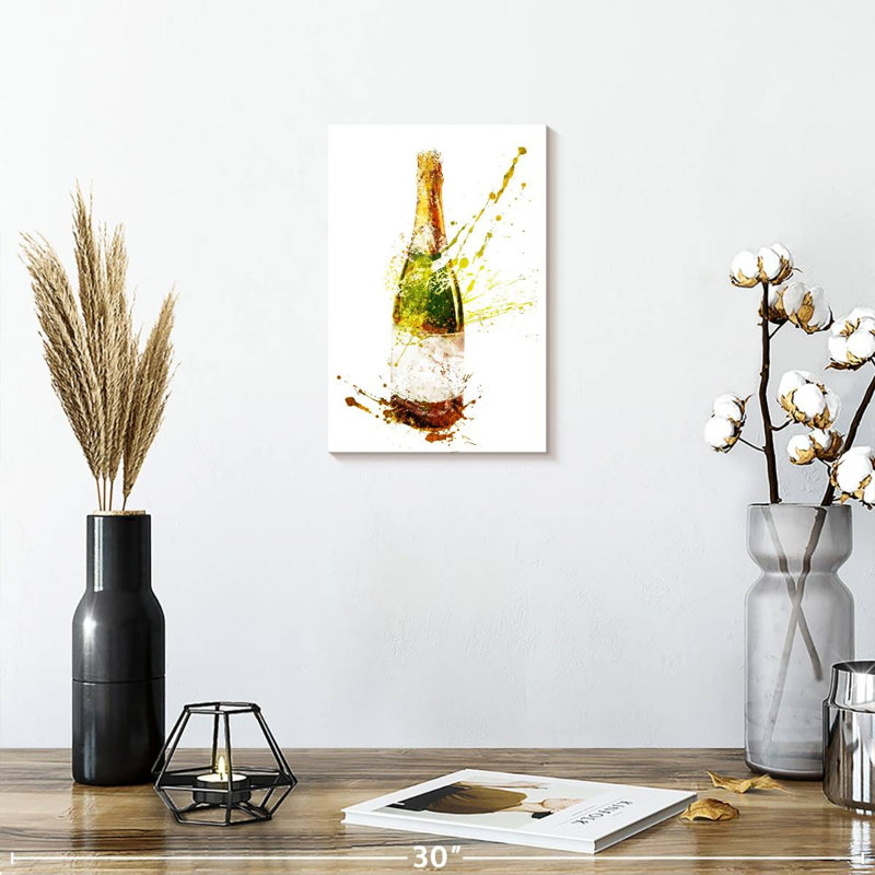 Yarlin Abstract Bottle, 12" H x 8" W