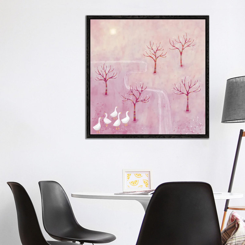 Sweet Dreams II - Square 1 Piece Wall Art on Canvas, 45.72 cm H x 45.72 cm W, Black Framed