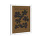Minimal Black And Brown Floral Pattern by Oliver Gal