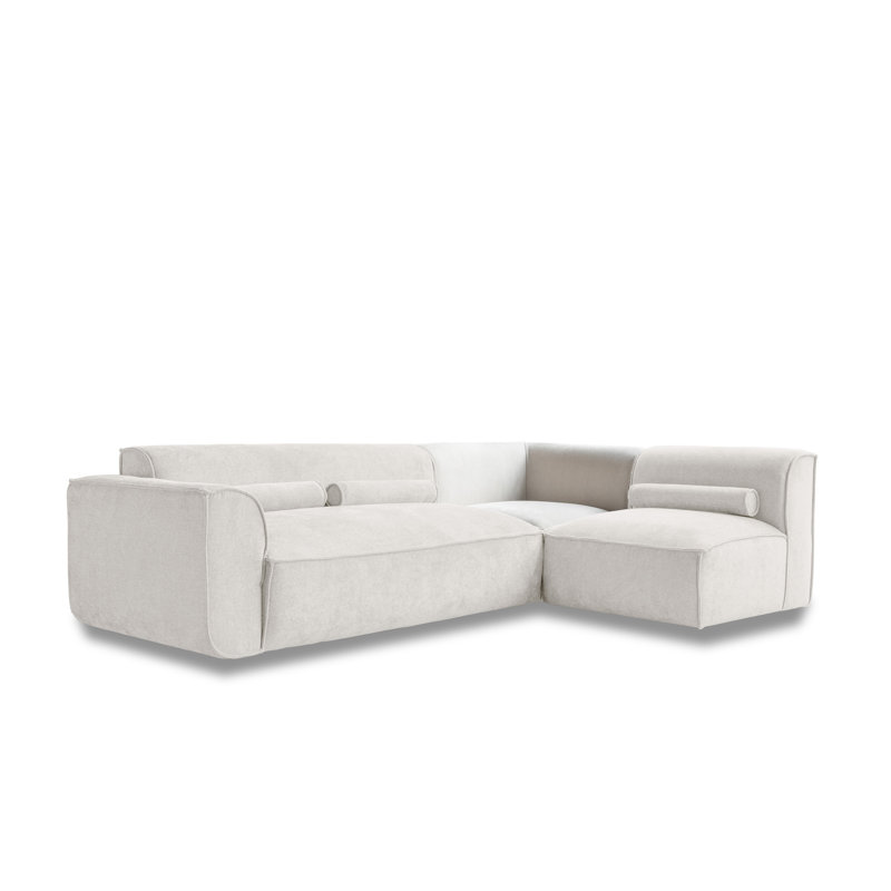 Flex Felix 6 Seater Corner Sofa , Beige, Right Hand Facing