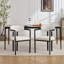 Chaises de salle à manger rembourrées élégantes-2138323335