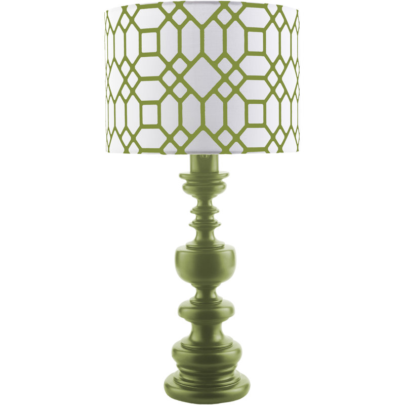 Lampe de table 28,5 "Océane, Bleu