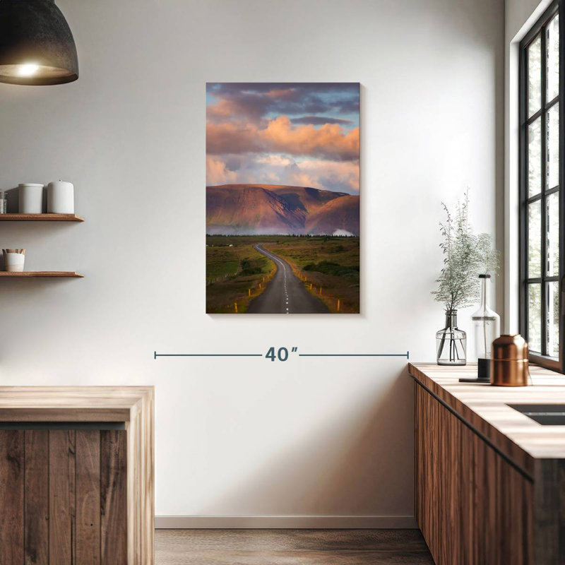 Aime Iceland Highway, 36" H x 24" W