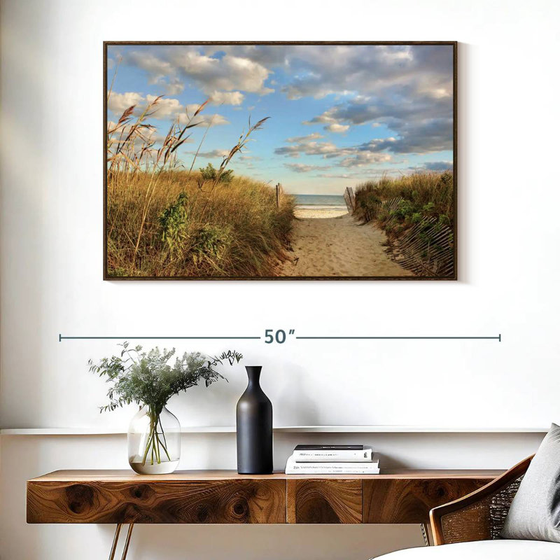 Long Island Aulelei, Cadre flottant noyer, 40 po x 27 po