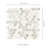 Calabria Frost Hexagon 12 in. x 12 in. Polished Marble Mosaic Floor and Wall Tile