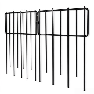 Barrière de protection pour animal de compagnie en forme de bordure de jardin pour lapins 10 pi x 1,26 po L 10,83 pi x H 17 po