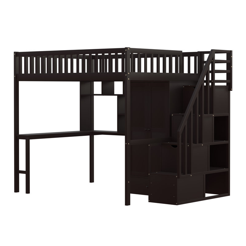 Lit mezzanine double Penington Kids, Espresso