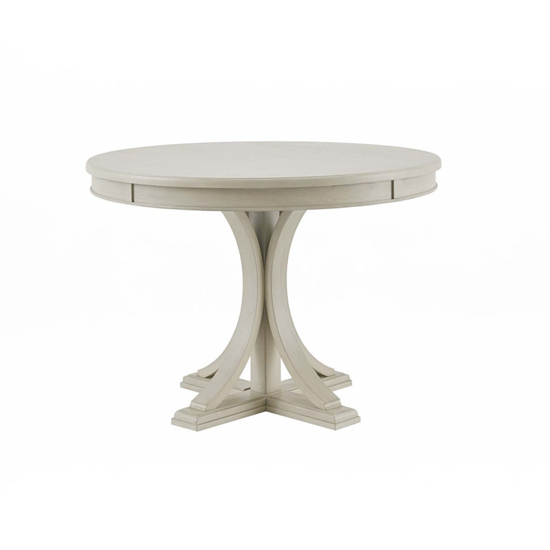 44"Round Dining Table(Only Table), Cream