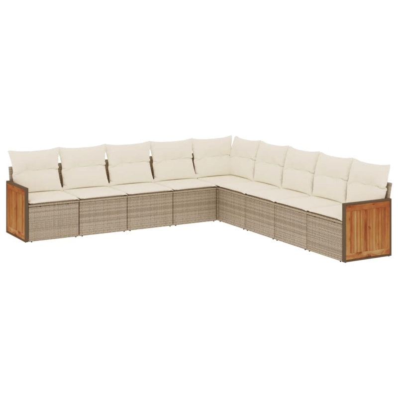 Ensemble de canapé de jardin Vidaxl