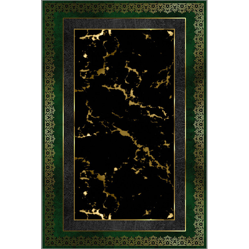 Abstract Indoor Rug, Rectangle 5'11" x 9'2"