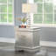Wooden Nightstand With 2 Drawers-998310945