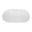 Aqua Eden 60" x 32" Pedestal Soaking Bathtub