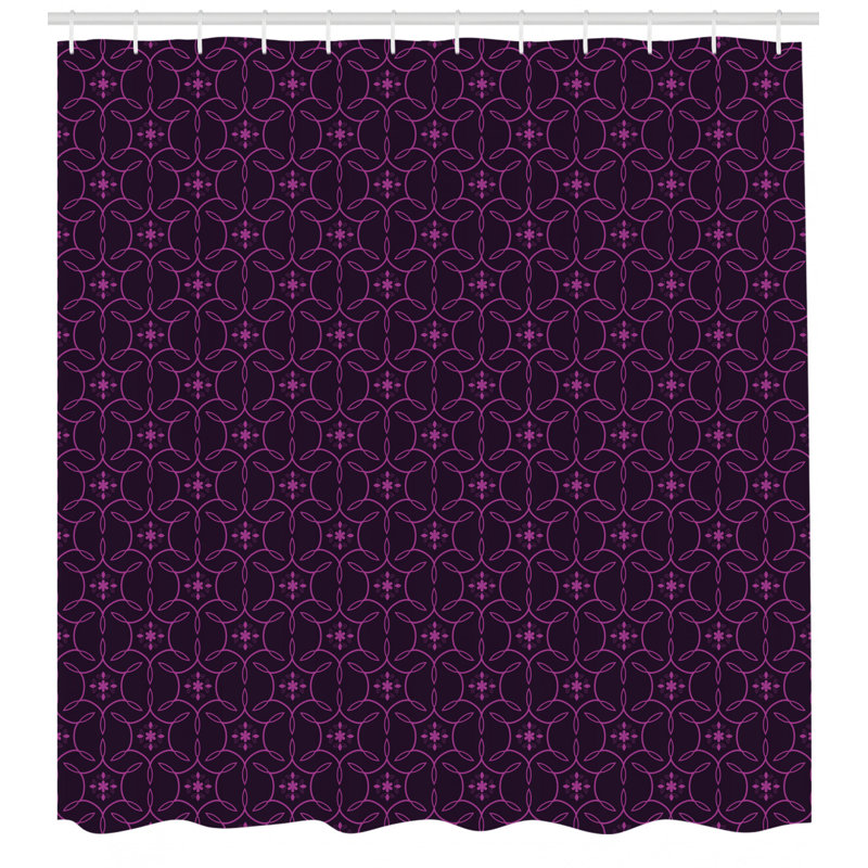 Shower Curtain with Hooks Included, 70" H x 69" W