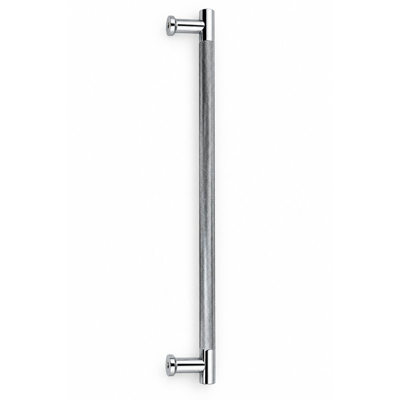 Poignée d'électroménager Collection Verge - Poignée de meuble chromée, entraxe de 45,7 cm (18 po) - Quincaillerie industrielle pour tiroirs et armoires
