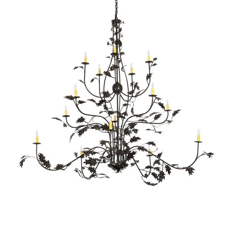 Lustre empire unique à 15 lumières Pjeter