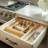 Rev-A-Shelf Short Wood Cutlery Tray Insert-94078783