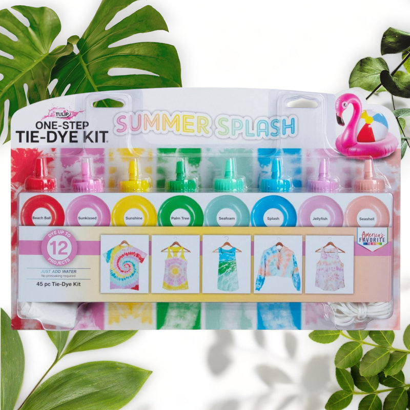 Summer Splash Tie-Dye Kit with 8 Colors