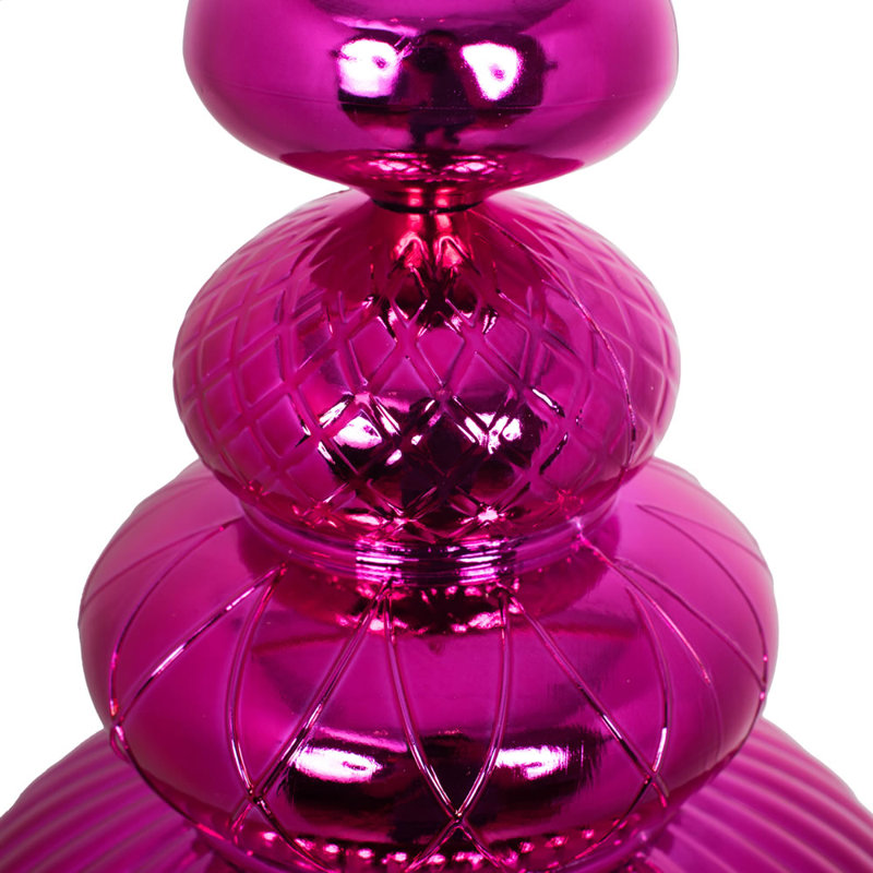 41'' Solid Finial Ornament, Fuchsia