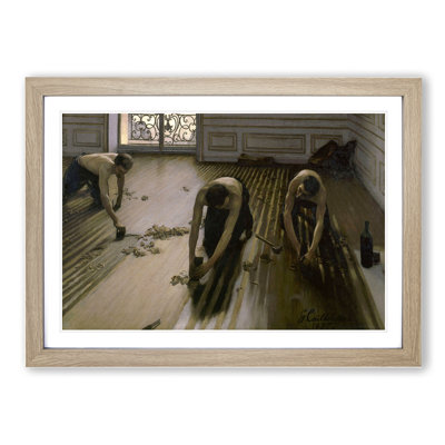 The Floor Scrapers by Gustave Caillebotte - Picture Frame Painting