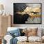 «Black and Gold Abstract Meditation I», art mural abstrait-1162060446-1162060418