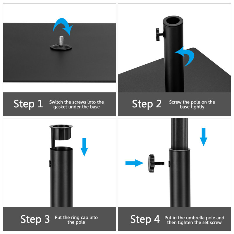 Lopez 15kg Free Standing Umbrella Base