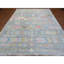 Tapis de couloir gris à motif triangulaire noué à la main 9 pi 1 po x 11 pi 8 po 423A69B15607417D8CD935F6F6470AEB